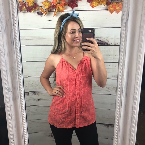 Anthropologie LUNA MOON Embroidered Top S - Picture 3 of 7